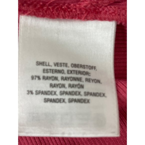 Akemi Kin‎ Anthropologie Coral Capa Fluttered V-Neck Tunic XS/S Oversized Ribbed - Picture 10 of 12